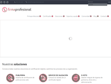 Tablet Screenshot of firmaprofesional.com